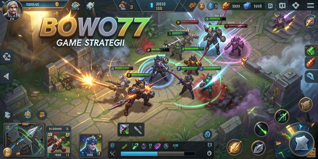 Tampilan gameplay menarik dari BOWO77 yang penuh strategi.
