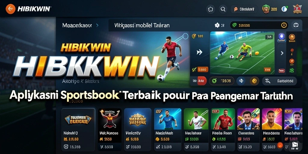 Tampilan aplikasi HIBIKWIN dengan fitur taruhan langsung yang menarik.