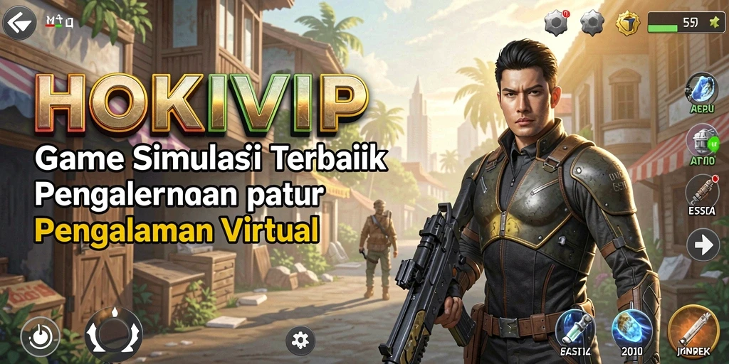 Tampilan screenshot HOKIVIP dengan grafik simulasi yang luar biasa.