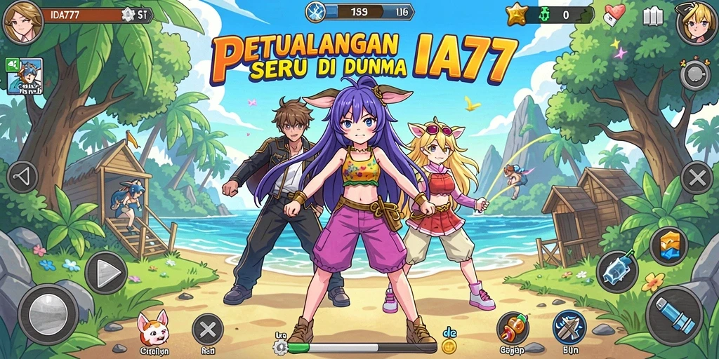Gameplay seru dan karakter anime yang menawan dalam IDA777.