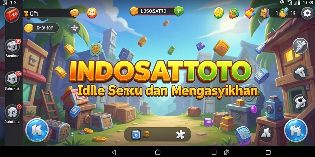 Screenshot INDOSATTOTO menampilkan gameplay yang menyenangkan dalam mode Idle.