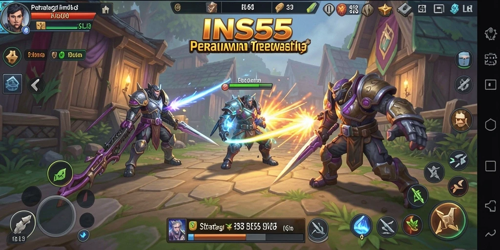 Tangkapan layar INS55 menampilkan aksi strategis yang mendebarkan.