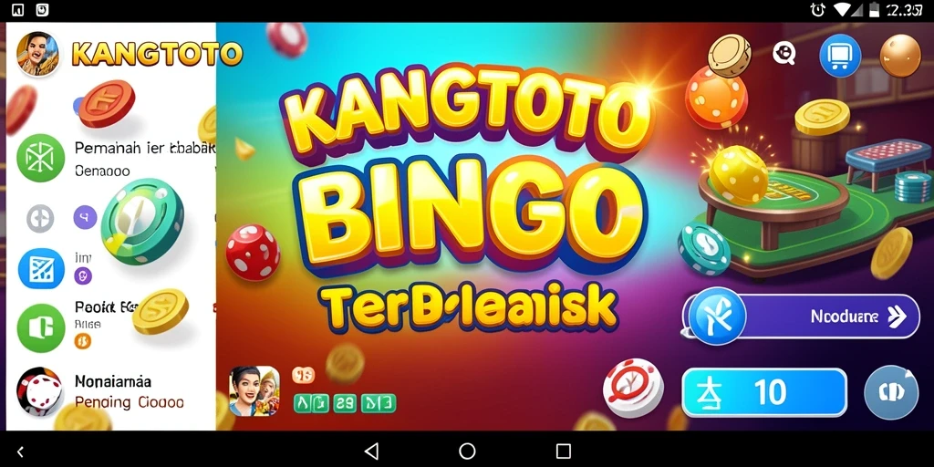 Tampilan gameplay seru dan interaktif KANGTOTO saat bermain Bingo.