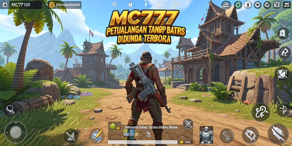 Gameplay mendebarkan di dunia terbuka MC777.