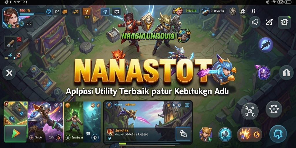 Tampilan antarmuka <strong>NANASTOTO</strong> yang user-friendly dan mudah digunakan.