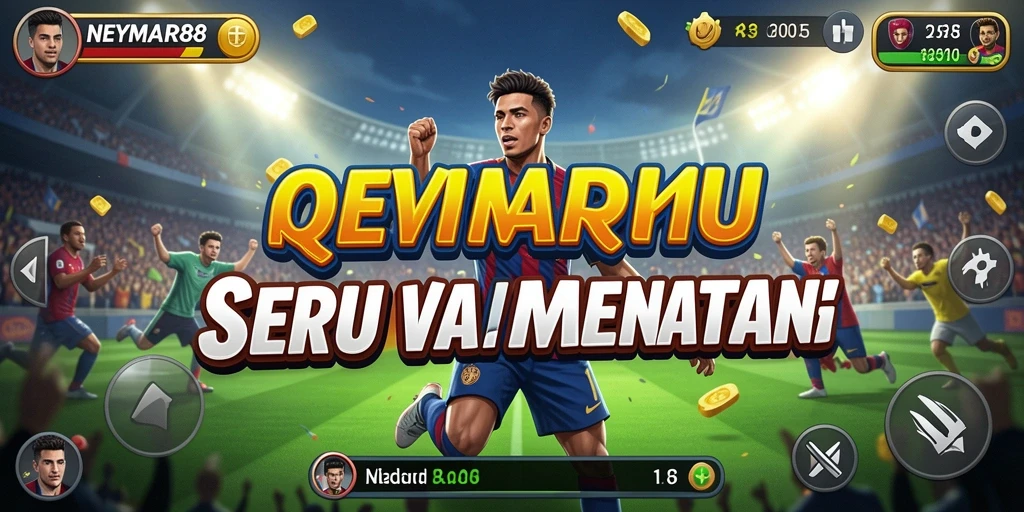 Tampilan gameplay seru dalam NEYMAR88 dengan suasana QiuQiu.