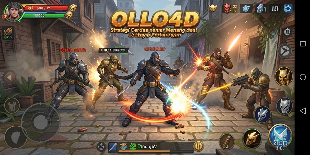 Tampilan gameplay dari OLLO4D yang penuh strategi dan tantangan.