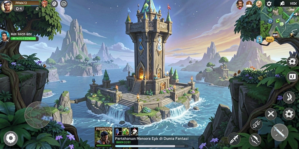 Tampilan gameplay <strong>PRIMATOTO</strong> yang menegangkan dalam kategori Tower Defense.