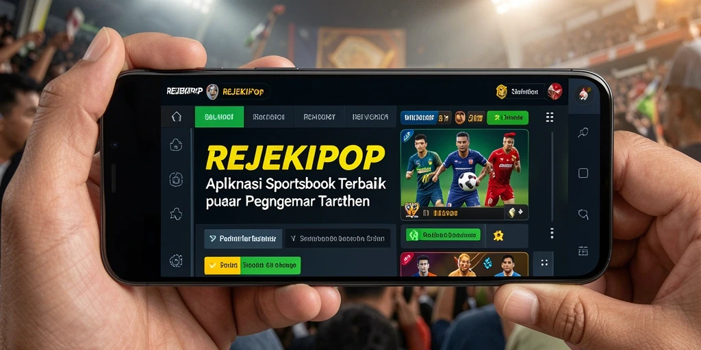 Screenshot gameplay REJEKIPOP menampilkan taruhan olahraga yang menarik.