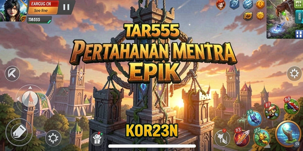 TAR555 menampilkan gameplay Tower Defense yang mendebarkan dan menarik.