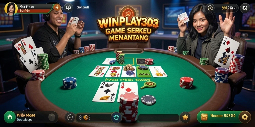 Screenshot gameplay Poker di WINPLAY303 menampilkan momen paling seru.