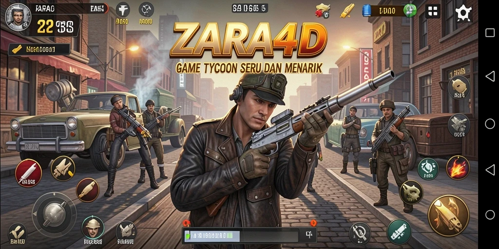 Tampilan gameplay ZARA4D yang seru dan interaktif.